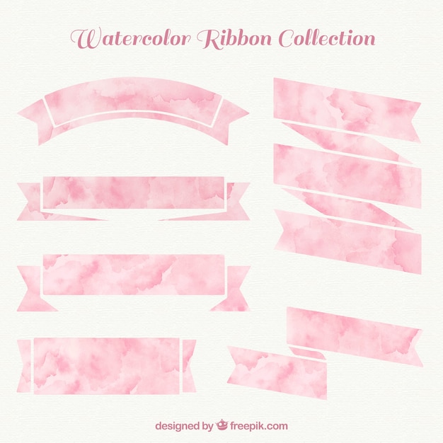 Pink Ribbon waterverfinzameling