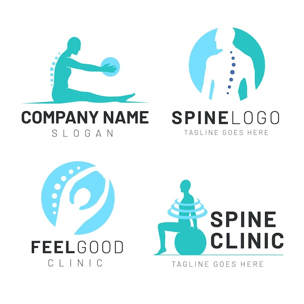 Plat fysiotherapie-logopakket