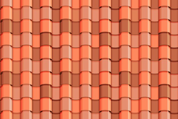 Plat ontwerp dakpanpatroon