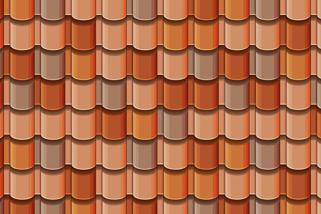 Plat ontwerp dakpanpatroon
