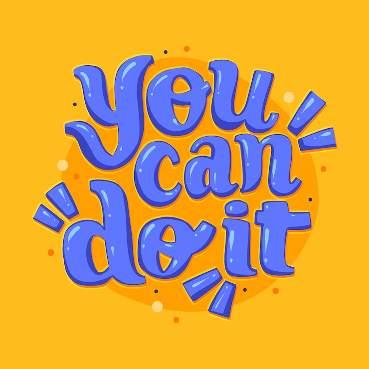 Gratis Vector plat ontwerp, je kunt het belettering doen