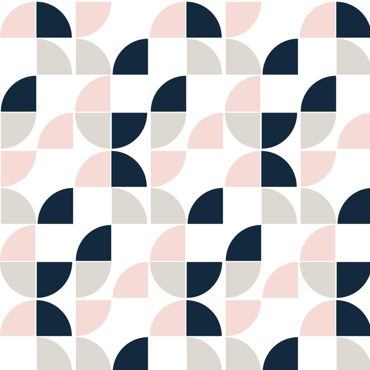 Gratis Vector plat scandinavisch ontwerppatroon