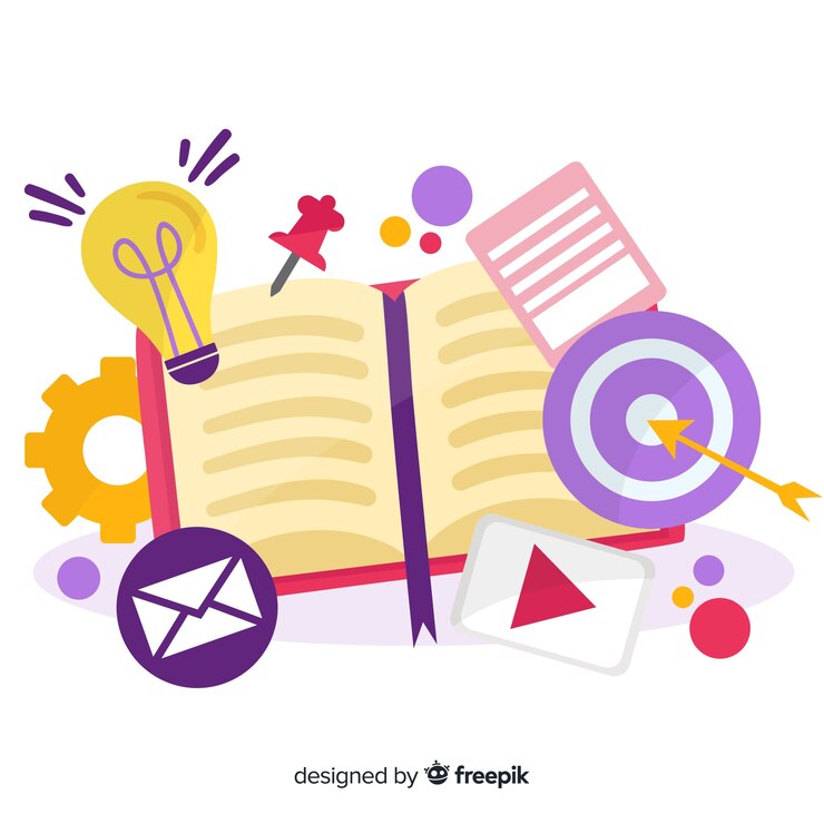 Gratis Vector plat universitair concept