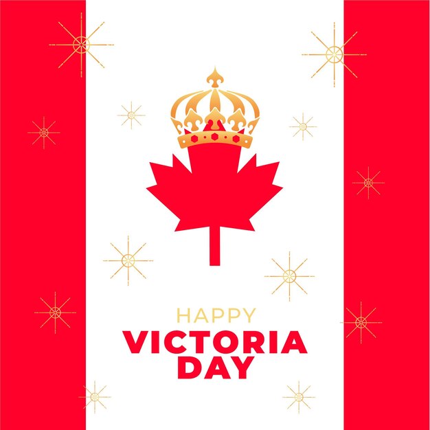 Platte Canadese Victoria Day Illustratie