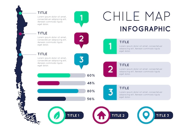 Platte chili kaart infographic