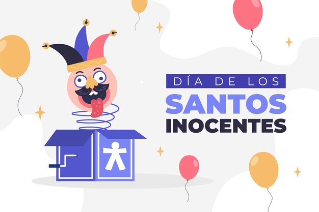 Platte dia de los santos inocentes achtergrond