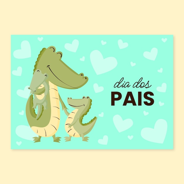 Gratis vector platte dia dos pais-kaart