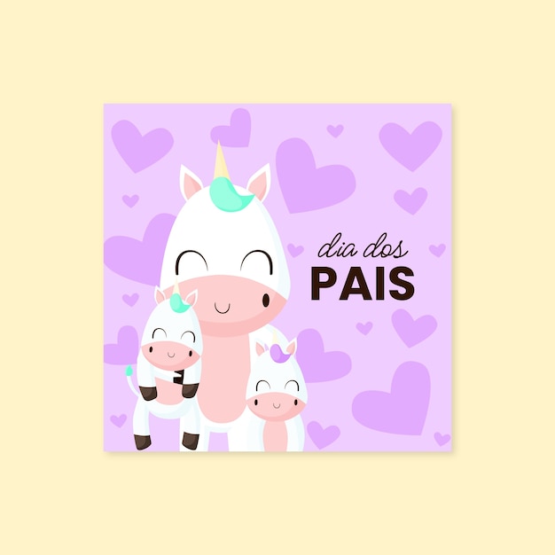 Gratis vector platte dia dos pais-kaart