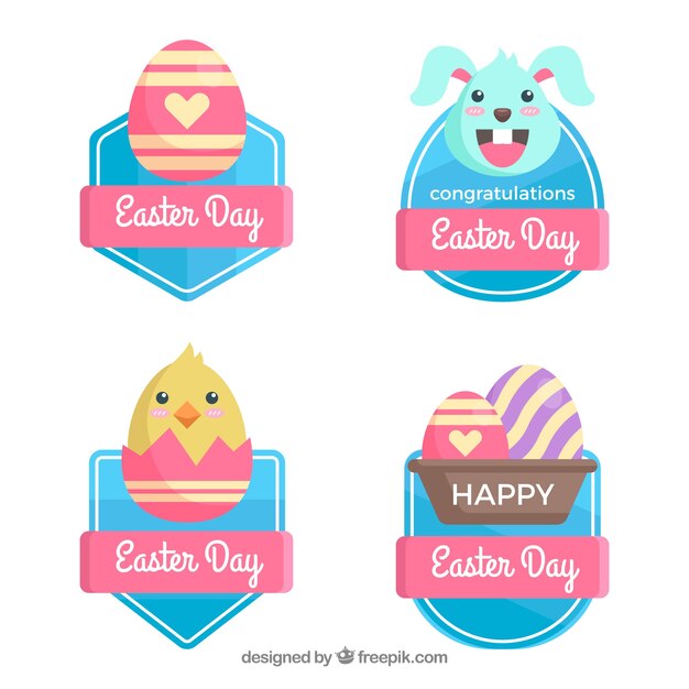 Platte easter label set