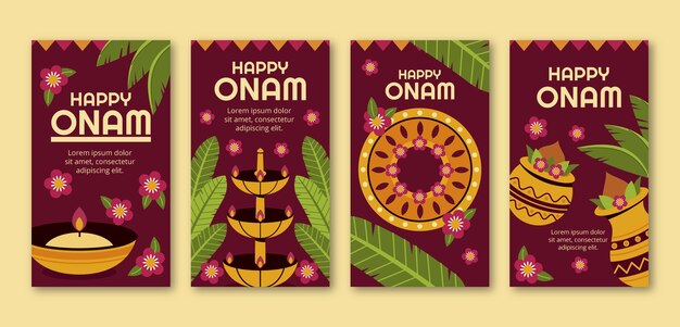 Platte gelukkige onam instagram verhalencollectie