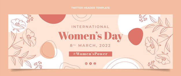 Platte internationale vrouwendag twitter header