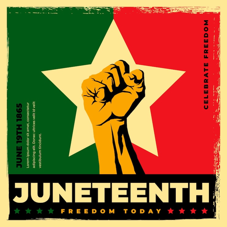 Gratis Vector platte juni achtergrond
