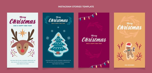 Platte kerst instagram verhalencollectie