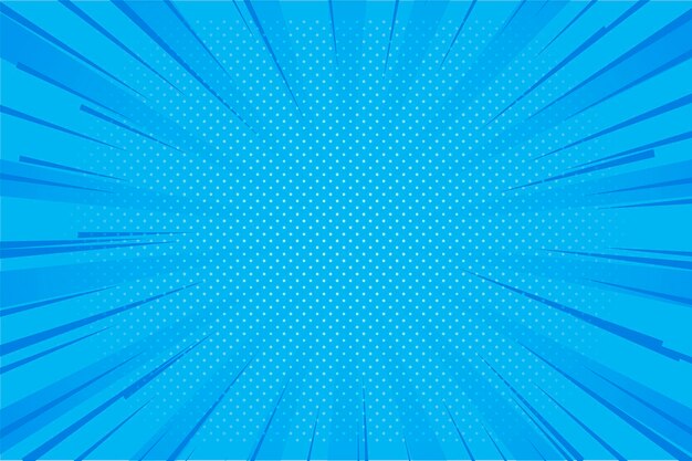 Platte komische stijl achtergrond