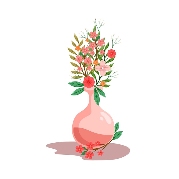 Gratis vector platte lente illustratie