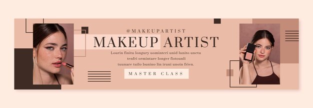 Platte make-up artiest twitch banner