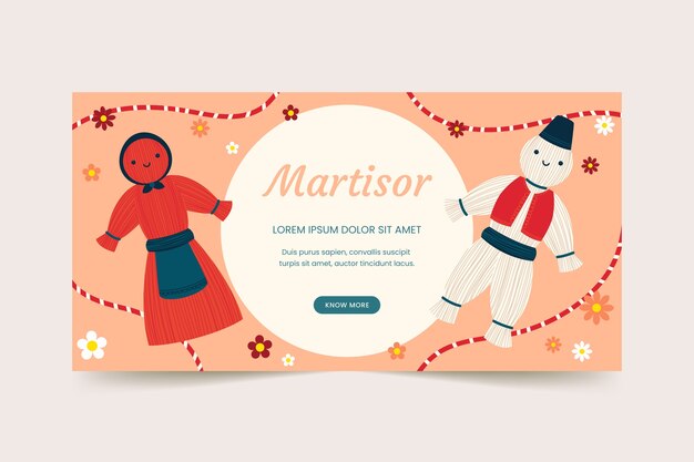 Platte martisor horizontale banner