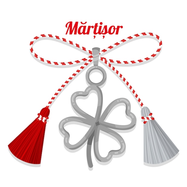 Platte martisor illustratie