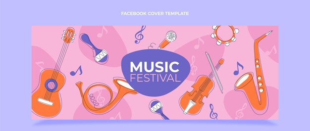 Platte minimal music festival facebook cover