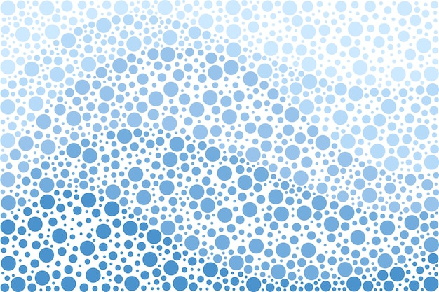 Gratis vector platte ontwerp blauwe stippen patroon