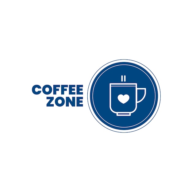 Platte ontwerp café bewegwijzering ontwerp