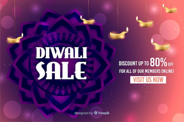 Platte ontwerp diwali verkoop