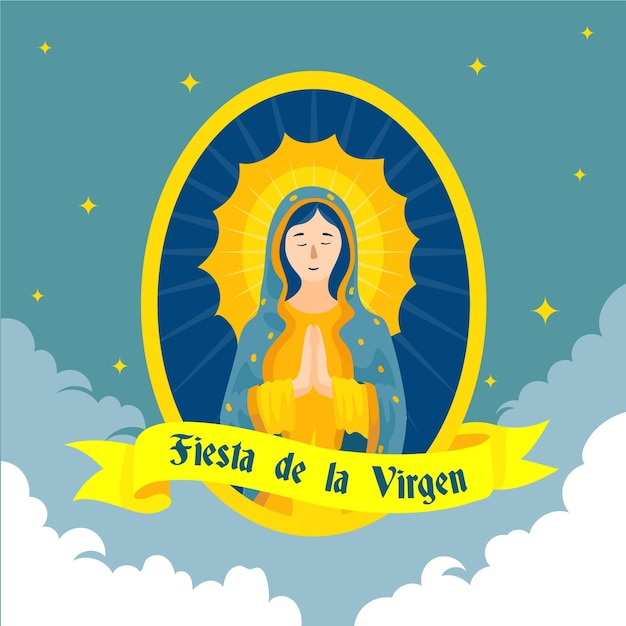 Platte ontwerp fiesta de la virgen