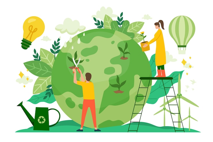 Gratis Vector platte ontwerp innovatieconcept geïllustreerd