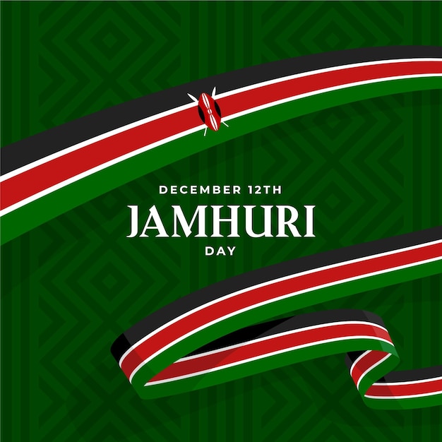 Platte ontwerp jamhuri-dag