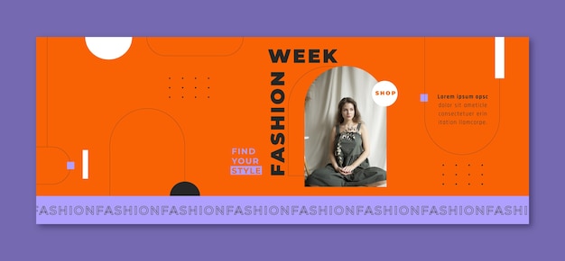 Platte ontwerp modetrends facebook cover