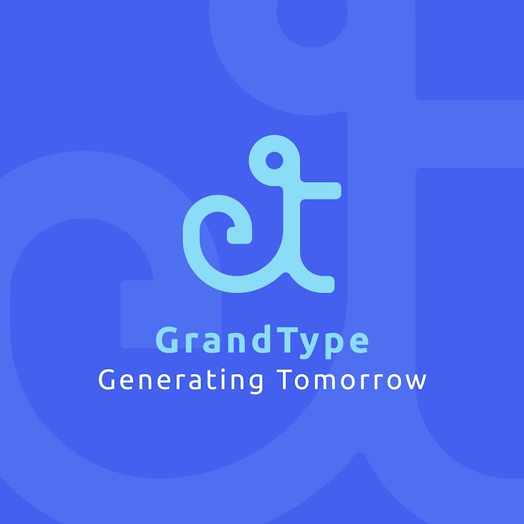 Gratis Vector platte ontwerp monogram logo