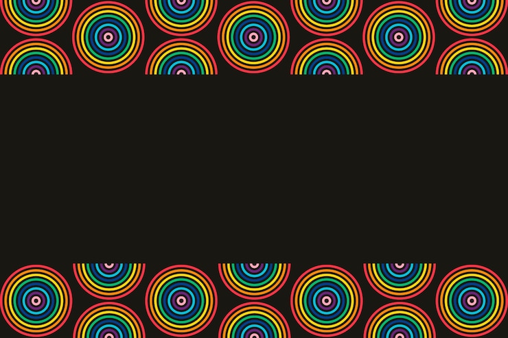 Gratis Vector platte ontwerp regenboog achtergrond