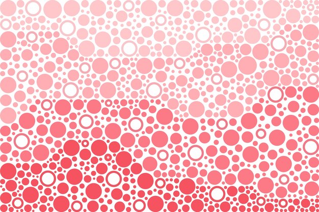 Platte ontwerp rode polka dot patroon