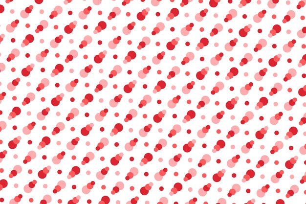 Platte ontwerp rode polka dot patroon