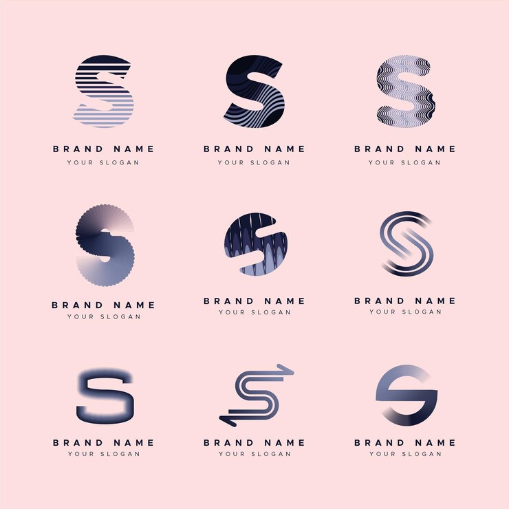 Gratis Vector platte ontwerp s logo templates-collectie