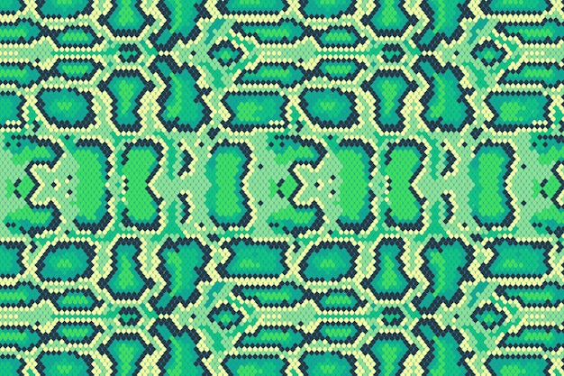 Platte ontwerp slangenhuid patroon achtergrond