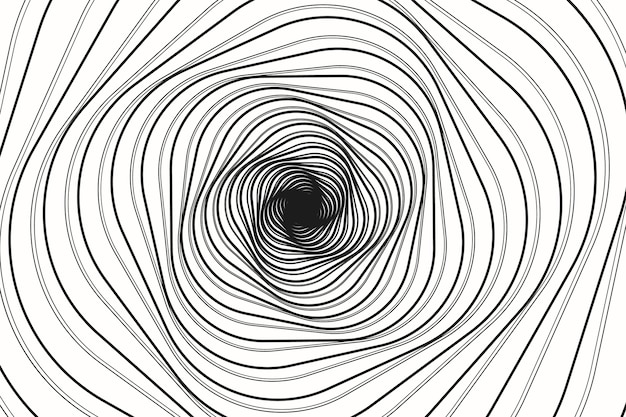 Platte ontwerp spiraal cirkel achtergrond