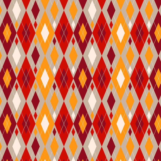 Platte ontwerp trui-achtig argyle patroon