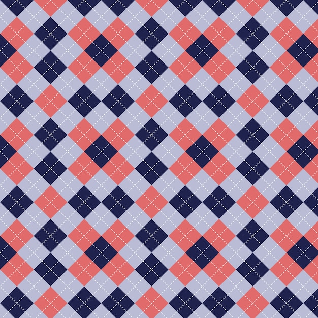 Gratis vector platte ontwerp trui-achtig argyle patroon