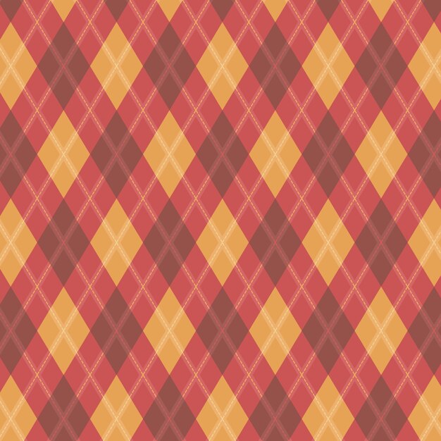 Platte ontwerp trui-achtig argyle patroon