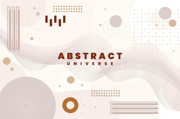 Gratis vector platte ontwerp van abstracte achtergrond