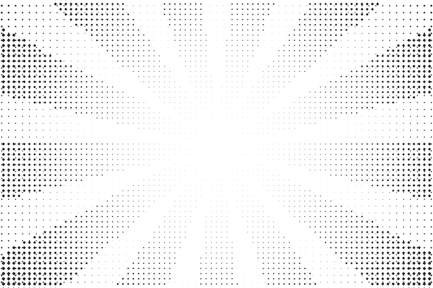 Platte ontwerp zwart-wit halftone achtergrond