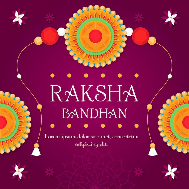 Platte raksha bandhan concept