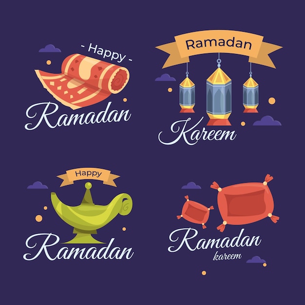 Platte ramadan label set