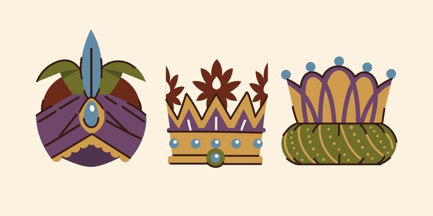 Platte reyes magos kronen collectie