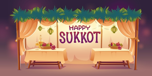 Platte sukkot achtergrond