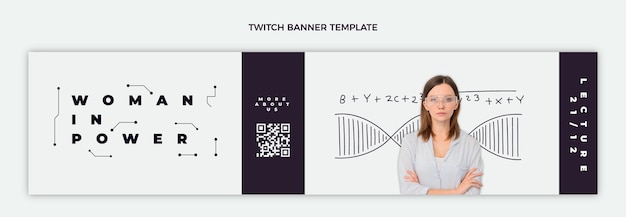 Platte wetenschap twitch banner