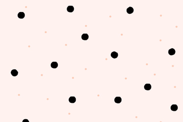 Polka dot achtergrond bureaubladachtergrond, schattige vector