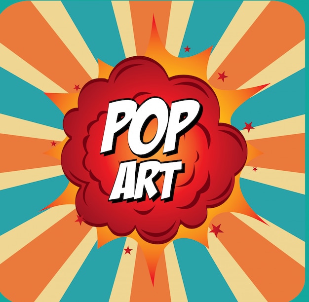 Gratis vector pop art