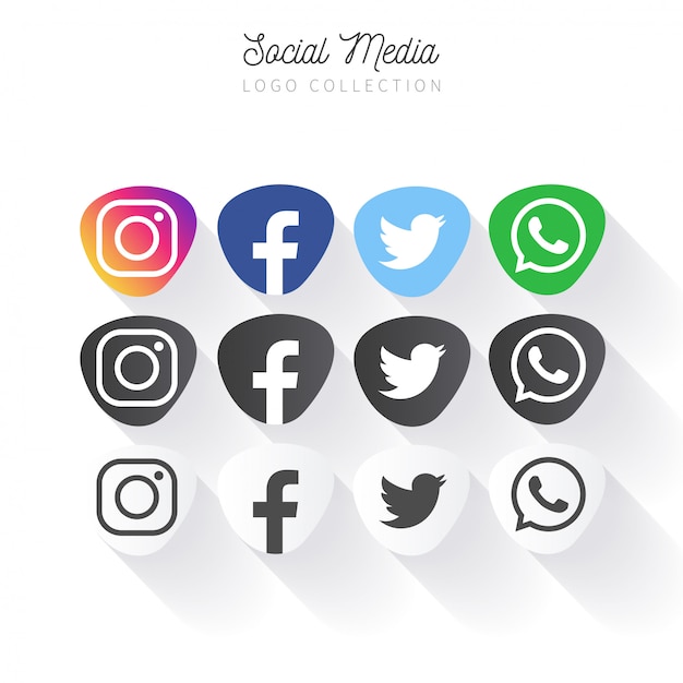 Populaire social media-bannercollectie